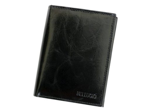 Bellugio Man Leather Wallet Dark Brown-6633