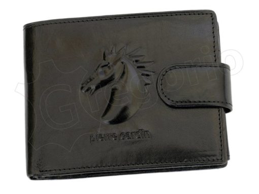 Pierre Cardin Man Wallet with Horse Dark Brown-5008