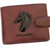 Pierre Cardin Man Leather Wallet with horse Cognac-5211