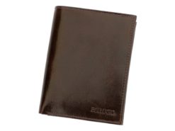 Bellugio Man Leather Wallet Dark Brown-6624
