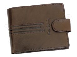 Pierre Cardin Man Leather Wallet Dark Brown-4892