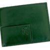 Gai Mattiolo Man Leather Wallet with coin pocket Green-6373