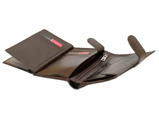 Pierre Cardin Man Leather Wallet Dark Brown-4925