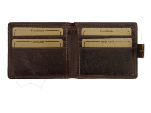 Wild Things Only Unique Leather Wallet Brown-4372