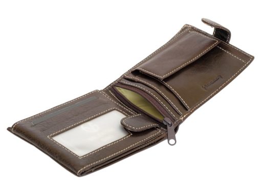Gino Valentini Man Leather Wallet Black-6700