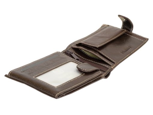 Gino Valentini Man Leather Wallet Black-6693