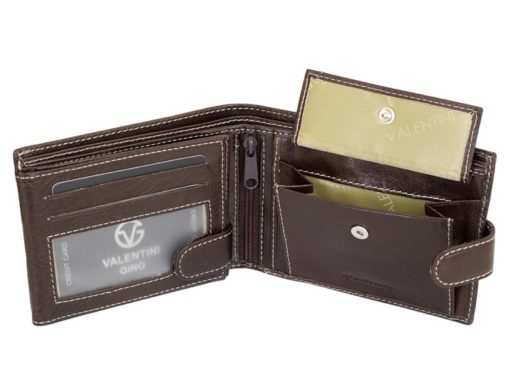 Gino Valentini Man Leather Wallet Black-6685