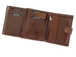 Gino Valentini Man Leather Wallet Brown-4525
