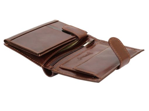Gino Valentini Man Leather Wallet Brown-4524