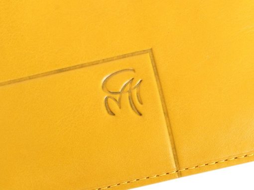 Gai Mattiolo Man Leather Wallet Yellow-6309