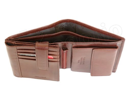 Pierre Cardin Man Leather Wallet Brown-4983