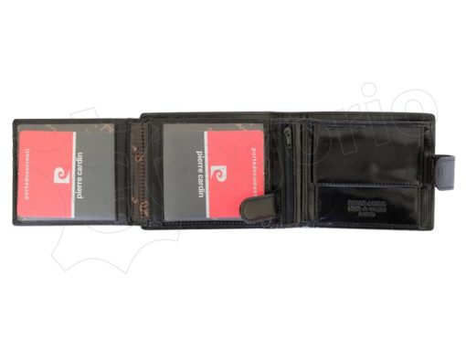 Pierre Cardin Man Leather Wallet Dark Brown-4886