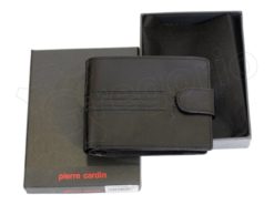Pierre Cardin Man Leather Wallet Dark Brown-4893