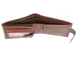 Pierre Cardin Man Wallet with Horse Dark Brown-5010