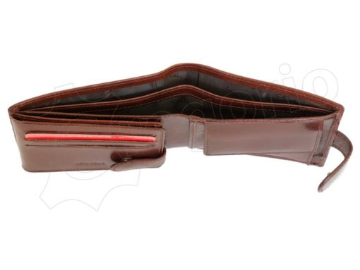 Pierre Cardin Man Wallet with horse Dark Brown-5182