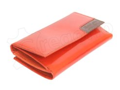 Renato Balestra Leather Women Purse/Wallet Orange Dark Brown-5590