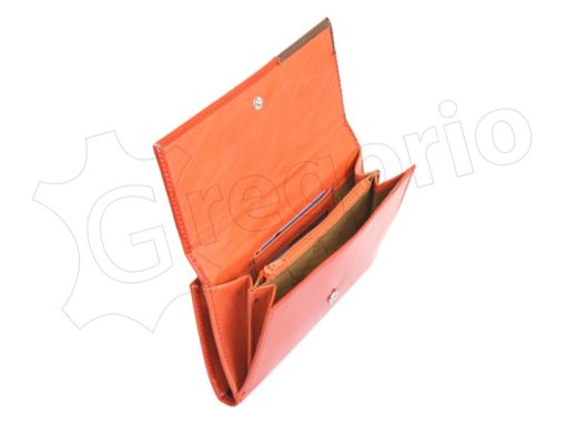 Renato Balestra Leather Women Purse/Wallet Orange Brown-5556