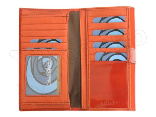 Renato Balestra Leather Women Purse/Wallet Orange Dark Brown-5580
