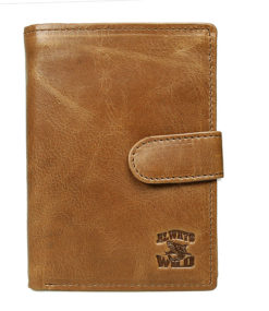 Always Wild Vintage Style Leather Wallet-6753