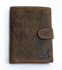 Always Wild Vintage Style Leather Wallet-6762