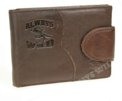 Always Wild Vintage Style Leather Wallet-6778
