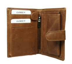 Always Wild Vintage Style Leather Wallet-6754