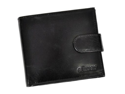 Bellugio Man Leather Wallet Black AM-21-213-6966