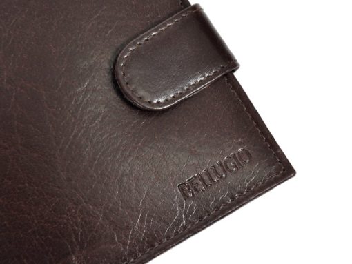 Bellugio Man Leather Wallet Black AM-21-213-6962