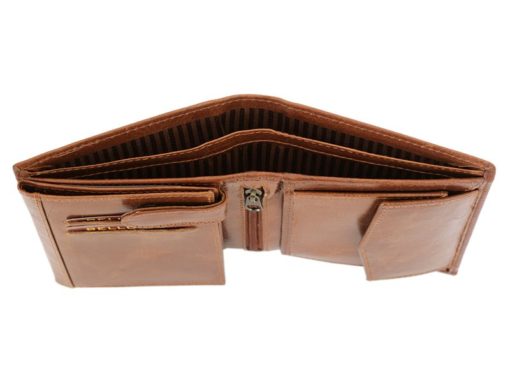 Bellugio Man Leather Wallet Black-7023