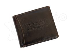 Medium Size Wild Things Only Man Leahter Wallet Light Brown-7180
