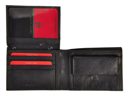 Pierre Cardin Unique Leather Wallet for Men Cognac-7236