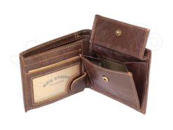 Medium Size Wild Things Only Man Leahter Wallet Brown-7164
