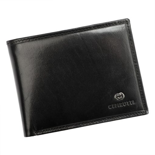 Cefirutti Classic Black Leather Wallet - 7680500