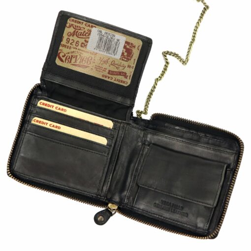 Route 66 Leather Man Wallet Black CBL DESIGD 1556 OLDRU - Image 2