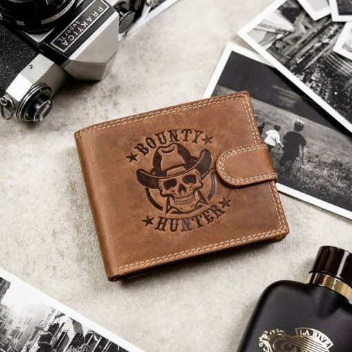 ANIMALS Bounty Hunter Man Leather Wallet Carmel -  N992L-CHM-BOU - Image 9